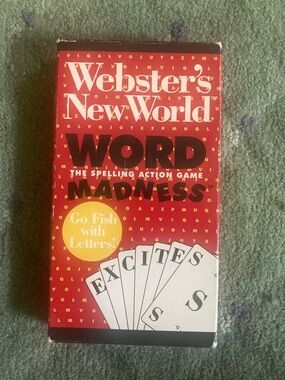 Websters New World; Word The Spelling Action Game Madness